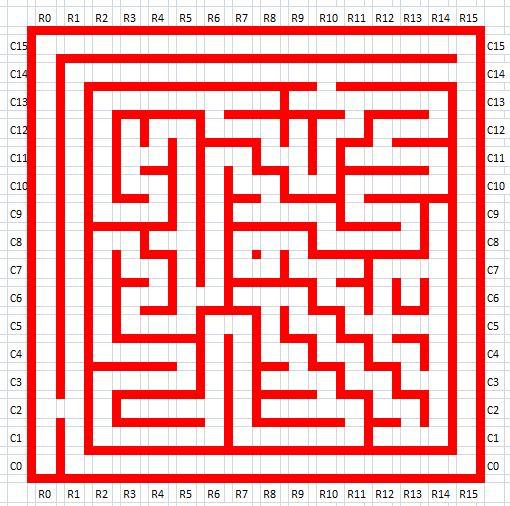 maze schematic